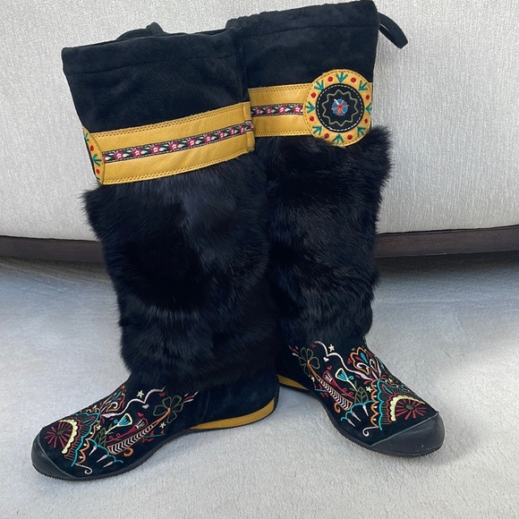 Hush Puppies Shoes - Hush Puppies Boots With Real Fur. 5,5